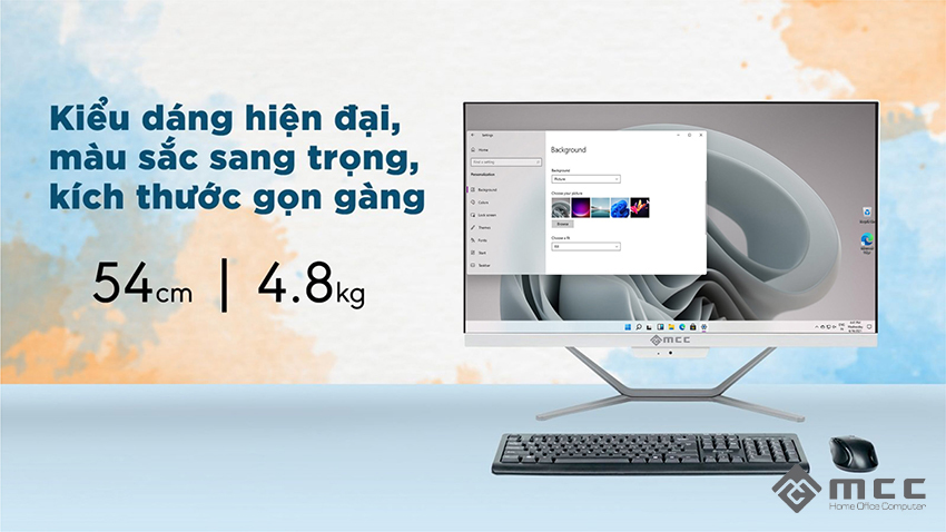 C All In One MCC 1464P4 Plus thiết kế đẹp